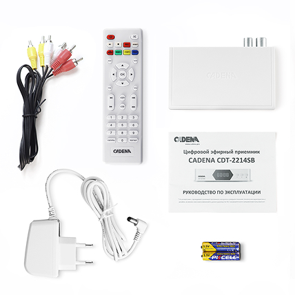 Приемник цифровой эфирный CADENA CDT-2214SB