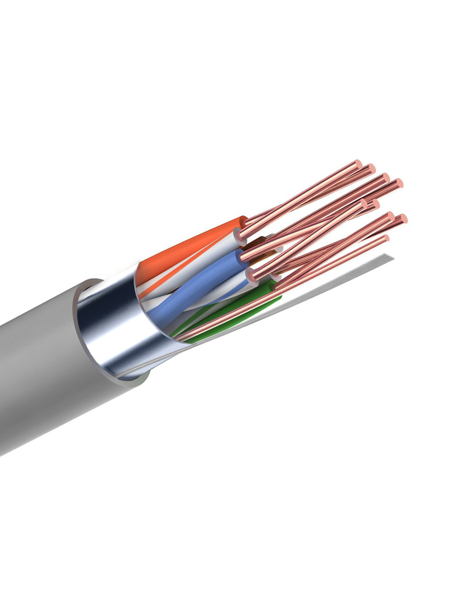 Кабель LAN CADENA MID FTP4-CAT5e IN 305 м, серый