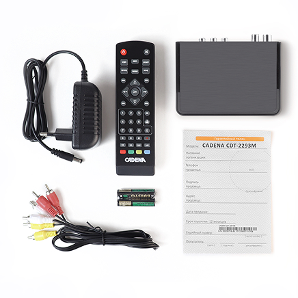 Приемник цифровой эфирный CADENA CDT-2293M