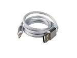 Дата-кабель CADENA Lightning – USB2.0, 1м, серый, WS019